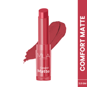 Mila Comfort Matte Lipstick – Long-Lasting, Jojoba Oil-Infused, Indian Skin Shades