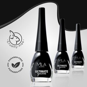 Long Lasting Black Eyeliner India – MILA BEAUTE 6ml Smudge-Proof Matte Liner