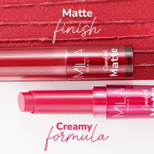 Mila Comfort Matte Lipstick – Long Lasting Jojoba Oil Infused Indian Skin Shades 3 - Mila Comfort Matte Lipstick – Long-Lasting, Jojoba Oil-Infused, Indian Skin Shades - DsonMart - 1