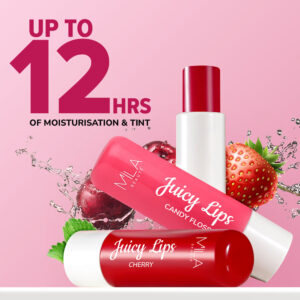 Mila Tinted Juicy Lip Balm – 12Hr Moisturisation, SPF 15 with Almond Oil & Shea Butter