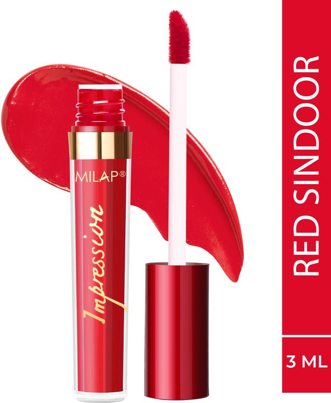 Top-Rated Milap liquid sindoor waterproof red – Waterproof, Smudge-Proof, Red Matte Finish (4ml)