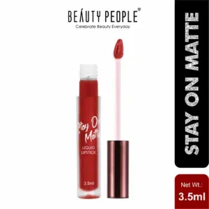 Beauty People Stay on Matte Liquid Lipstick SPF 15 Long‑Lasting Shade