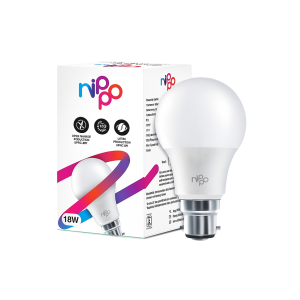 Nippo 18W LED Bulb – Cool Day Light | 1800 Lumens | Energy Efficient with 4KV Surge Protection