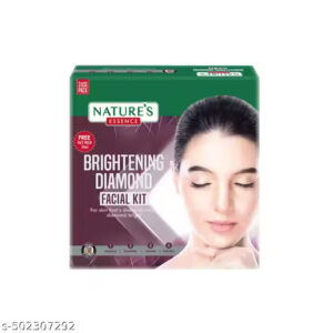 Diamond Facial Kit 2 1 - NATURE’S ESSENCE Diamond Facial Kit 60G + 1N FACE WASH 50 ML | Advanced Brightening - DsonMart - 1
