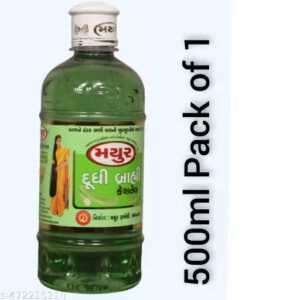 Mayur Dudhi Brahmi Hair Oil – 500ml Herbal Hair Growth Oil | Reduces Hair Fall, Relieves Stress & Strengthens Hair