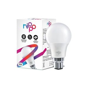 Nippo LED Light Bulb 9W – B22 Base, Cool Daylight (6500K), Energy-Saving, Eco-Friendly