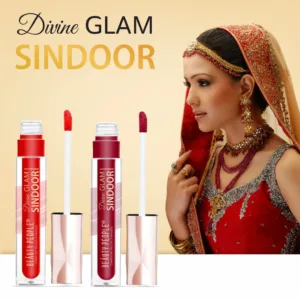 Beauty People Divine Glam Sindoor – Rich Maroon Liquid Sindoor, Smudge‑Proof Finish