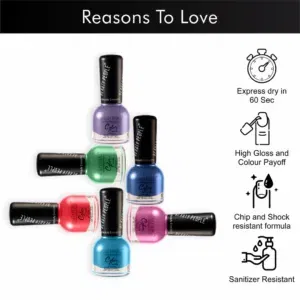 beauty people one stroke nail polish 1 - Beauty People One Stroke Nail Polish – Quick‑Dry, Pigment‑Rich Lacquer - DsonMart - 1