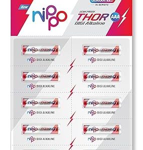 Nippo Thor AAA Alkaline Battery – Long‑Lasting, Leak‑Proof, Eco‑Friendly Power Cell  Pack of 10
