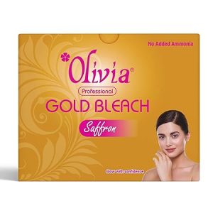Olivia Gold Shiner Bleach – Haldi, Chandan & Aloe Vera Brightening Formula