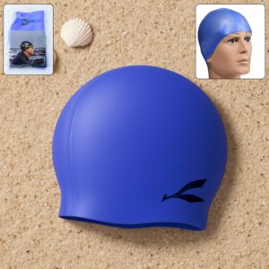Silicone Swimming Cap – Waterproof, Stretchable & Comfortable Swim Cap (1 Pc)