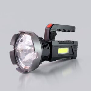 Rechargeable USB LED Hand Torch – Best COB Side Light 2025