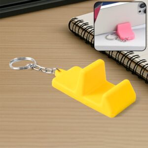 2-in-1 Mobile Stand Keychain – Compact Portable Phone Holder