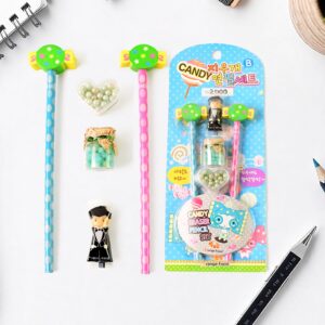 Fun Candy Design Pencil Set – Colorful & Creative Stationery Kit
