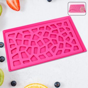 Plastic Kitchen Tray – Multi-Purpose Hollow Design Draining & Serving Tray