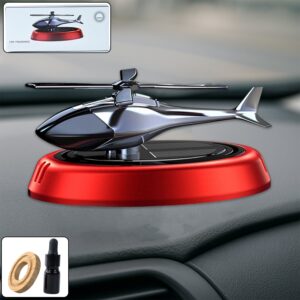 Helicopter Car Air Freshener – Solar-Powered Rotating Dashboard Fragrance Diffuser
