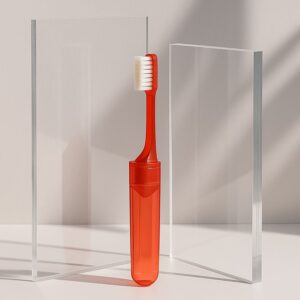 Portable Folding Toothbrush – Travel-Friendly Hygiene Brush with Case