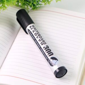 Whiteboard Black Ink Marker – Quick-Dry, Low-Odor, Smooth Writing Pen