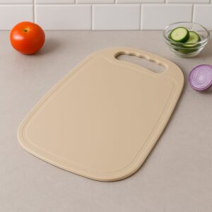 Durable Plastic Chopping Board – Non-Slip Kitchen Cutting Board