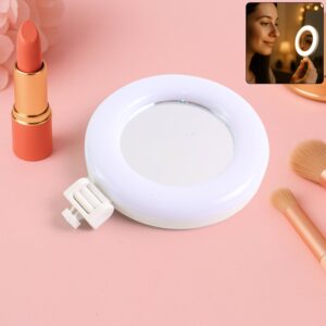Rechargeable LED Selfie Ring Light – Portable USB Powered Circle Light for Mobile & Makeup