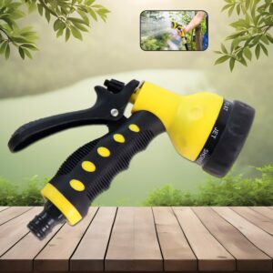 Adjustable Multi Pattern Water Spray Gun – High-Pressure Gardening & Cleaning Nozzle