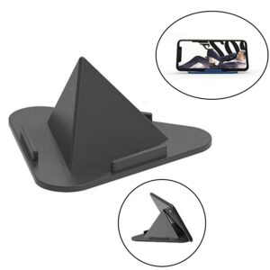 Pyramid Black Mobile Stand – Portable Multi-Angle Desk Holder