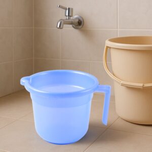 02 a27d20b4 88f0 4bb7 9d33 396ce15aa8b1 - Unbreakable Plastic Bath Mug – Durable 1 Litre Multipurpose Water Mug 1000ML (1 Pc) - DsonMart - 1