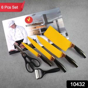 3bc5a76a 7b65 47a9 b1a8 adb6124f7927 - 6 Pcs Professional Kitchen Knife Set with Chef Knives, Cleaver, Peeler & Scissors – Durable Stainless Steel Kitchen Essentials - DsonMart - 1 3bc5a76a 7b65 47a9 b1a8 adb6124f7927 - 6 Pcs Professional Kitchen Knife Set with Chef Knives, Cleaver, Peeler & Scissors – Durable Stainless Steel Kitchen Essentials - DsonMart - 1