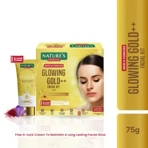 Nature’s Gold Facial Kit – 75 g Radiance Glow Kit in 5 Steps for All Skin Types