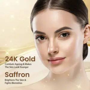Gold Facial Kit 6 - Nature’s Gold Facial Kit 75G + GLOCK CREAM 25G - Radiance Glow Kit in 5 Steps for All Skin Types - DsonMart - 1