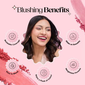 Hilary Rhoda Blush Rush 7 - Hilary Rhoda Blush Rush – Peach Lilly | Highly Pigmented Matte Blush | Silky Smooth, Buildable Coverage & Long-Lasting Colour – 6g - DsonMart - 1