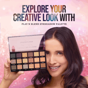 Hilary Rhoda Play N Blend Eyeshadow Palette 18 Trendy Colours Matte & Shimmer Finish Superfine, Blendable & Long-Lasting 20g