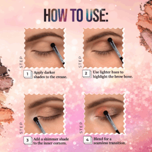 Hilary Rhoda Play N Blend Eyeshadow Palette 18 Trendy Colours Matte Shimmer Finish Superfine Blendable Long Lasting 20g 7 - Hilary Rhoda Play N Blend Eyeshadow Palette | 18 Trendy Colours | Matte & Shimmer Finish | Superfine, Blendable & Long-Lasting | 20g - DsonMart - 1