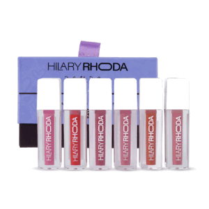 Hilary Rhoda Matte Minis Lipstick Set of 6 | Infused with Vitamin E, Jojoba Oil & Rosehip Oil | 12-Hour Stay | Smudge-Proof & Waterproof | Lightweight Non-Sticky Matte Finish | 1.2ml Each