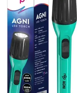 Nippo Agni Torch 0.5W LED – Ultra‑Bright Lightweight Flashlight with AA Battery Power