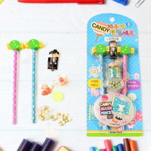 Candy Design Pencil Set – Fun & Creative Stationery for Kids