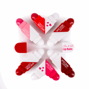 Hilary Rhoda Clear & Tint Lip Balm | Dual-Sided Lip Care | Aloe Vera & Shea Butter | Hydrating & Nourishing | Smooth Glide | Pack of 6