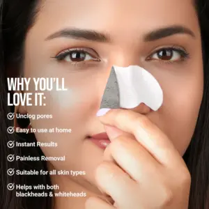 nose strips 4 - Hilary Rhoda Deep Cleanse Nose Strips – 10 Strips | Removes Blackheads, Whiteheads, Dirt & Oil | Charcoal & Rose Variants | Painless 3-Step Nose Cleansing - DsonMart - 1