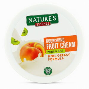 Nature’s Essence Peach & Kiwi Fruit Cream – All-Day Moisturizer for Soft, Glowing Skin (100ml)