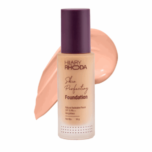 Hilary Rhoda Skin Perfecting Foundation | SPF 15 | Super Matte Finish | Full Coverage & Oil-Control | Vegan & Paraben-Free – 30g