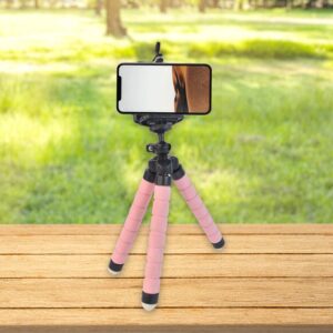 Mini Tripod Flexible Tripod Stand – Portable Mobile Camera Stand with 360-Degree Rotation