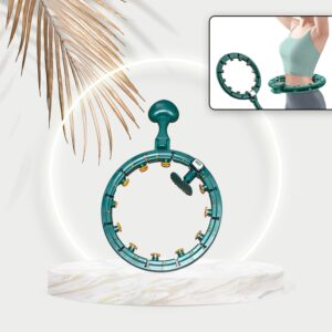 Smart Fitness Hula Hoop – Adjustable Detachable Weighted Hoop for Exercise & Weight Loss