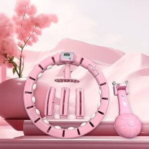 Smart Fitness Hula Hoops With Spinning Ball & Intelligent Counter (1 Pc / With Brown Box)