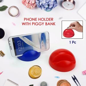 2in1 Phone Holder Coin Bank – ABS Plastic Phone Stand