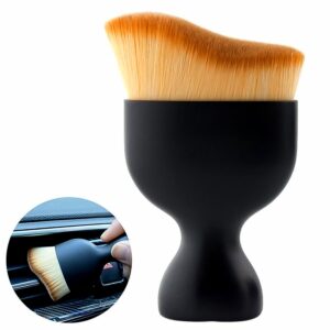 Mini Car Cleaning Brush – Soft Bristled Interior Duster for Cars