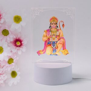 04 da9b1c95 5c1d 491e 9824 ab1397156c83 - 3D Lord Hanuman Lamp – Soft White LED Night Light (1 Pc) - DsonMart - 1