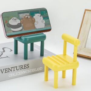Mini Chair Phone Holder – Cute Desktop Mobile Stand