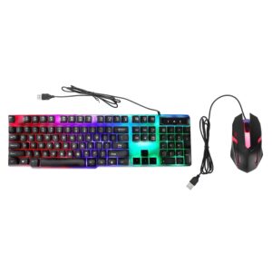 104 Key Backlit Keyboard Mouse Set – 2 Pc