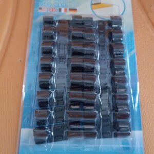 6959459c 6eae 4050 be30 821c4cf80911 - Plastic Wire Cord Cable Clips Organizer Holder – 16 Pcs Cable Management Set (16 Pcs Set) - DsonMart - 1