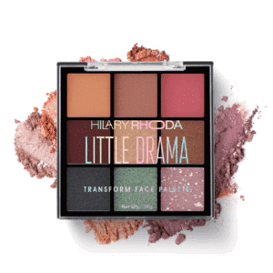 Hilary Rhoda Transform Face Palette | 9 Eyeshadows, 2 Blushes, Highlighter & Contour